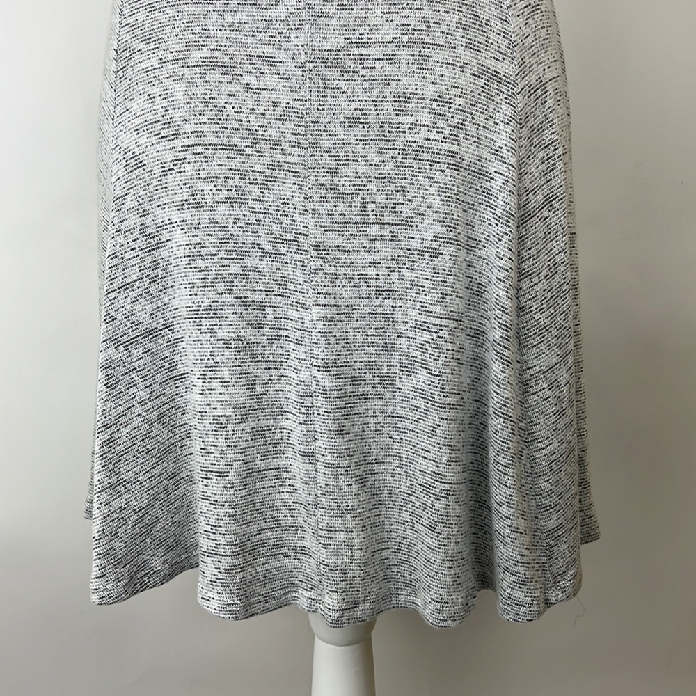 ACEMI from Anthropologie mini dress cap sleeves heathered gray open back - Picture 4 of 7